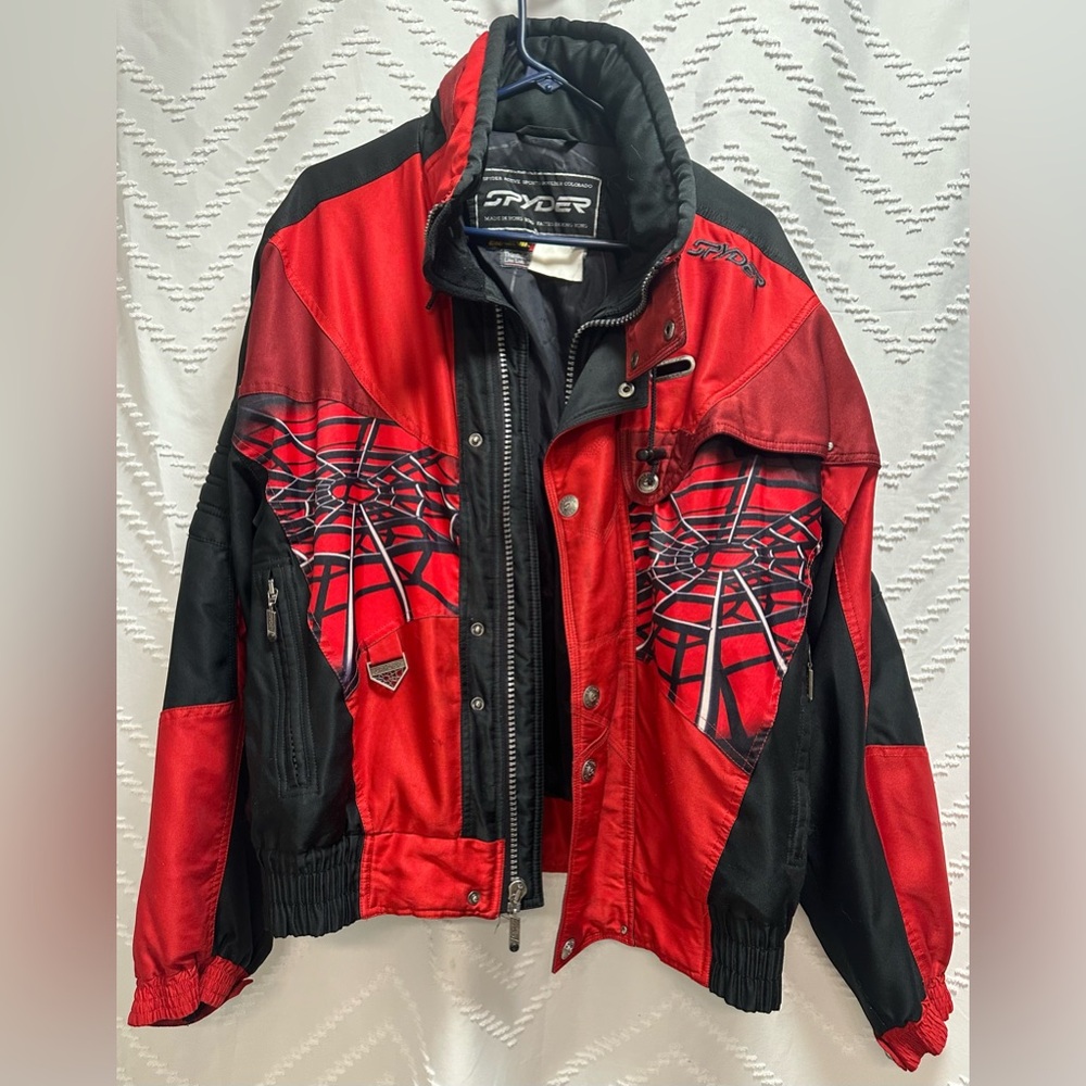Rare 80’s Spyder Sports Jacket with Hood Size Large